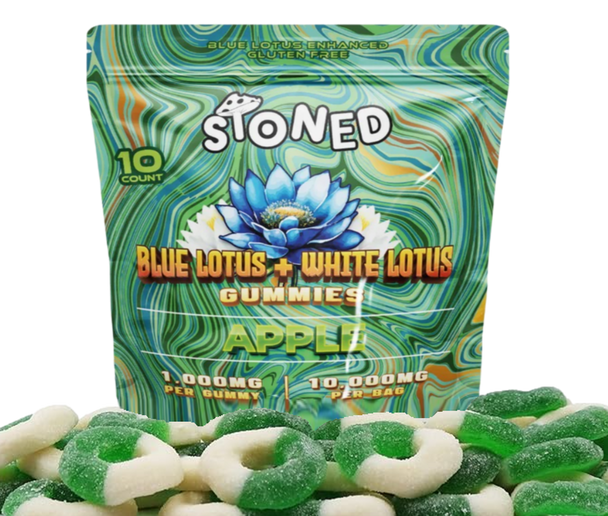 STONED - BLUE LOTUS + WHITE LOTUS 10,000MG GUMMIES | SINGLE (MSPR $)