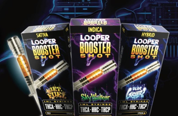 LOOPER BOOSTER SHOT THC-A + THC-P + HHC 1ml SYRINGE | DISPLAY OF 5 (MSRP $)