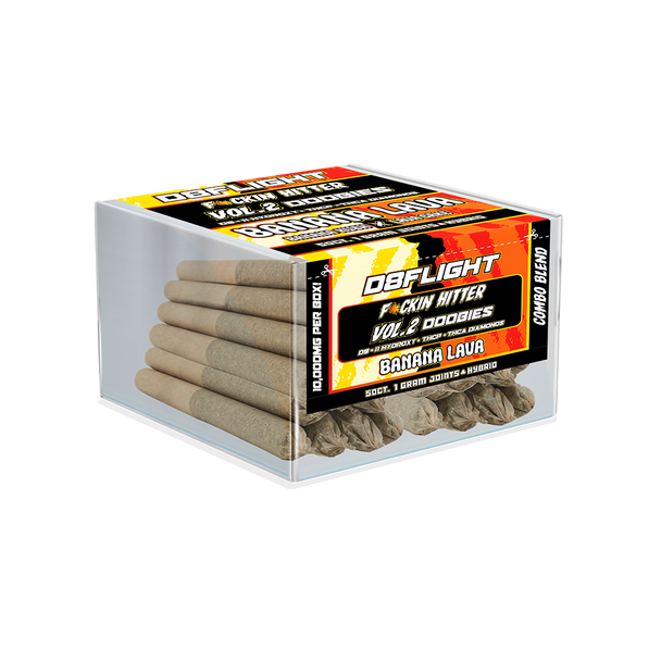 D8 FLIGHT F*CKIN HITTER VOL.2 DOOBIES THC-A DIAMONDS + D9 + 11HYDRO + THCP 1GM JOINT 1CT | DISPLAY OF 50 (MSRP $)