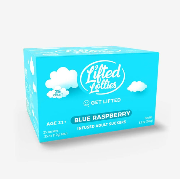 LIFTED LOLLIES - DELTA 9 THC + FULL SPECTRUM LOLLIPOPS 30MG PER LOLLIPOP | DISPLAY OF 25 (MSRP $2
