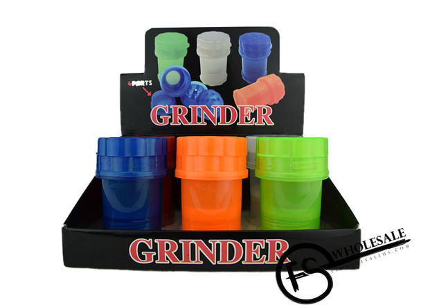 PLASTIC GRINDER & CAN - GR151 | DISPLAY OF SINGLE (MSRP $3.39)