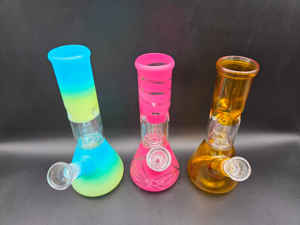 8" BEAKER WATERPIPE (35812) | ASSCORTED COLORS (MSRP $)