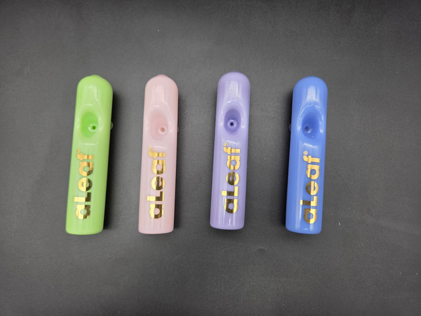 ALEAF GLASS - 4.7" STEAM ROLLER HAND PIPE - ALHP5045 (35656) | ASSORTED COLORS (MSRP $9.00)