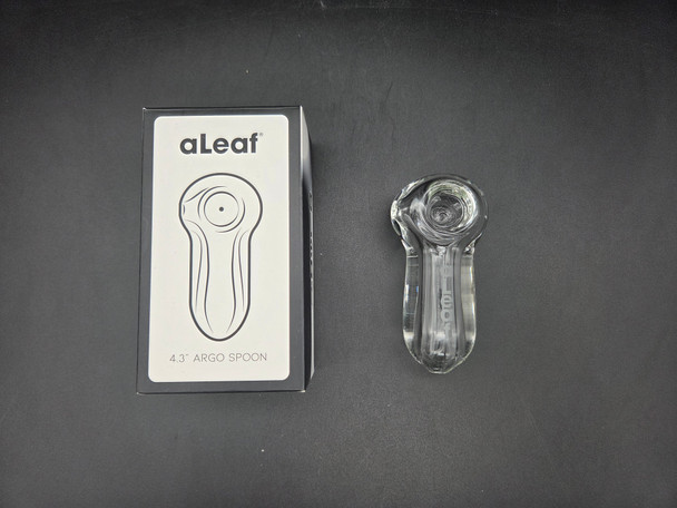 ALEAF - 4.3" ARGO SPOON HAND PIPE - ALHP2056 (35771) | ASSORTED COLORS (MSRP $25.00)