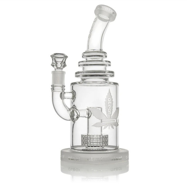 ALEAF GLASS 12.5" THE MORPHEUS SINGLE MATRIX PERK WATER PIPE - AL2081 (30063) | ASSORTED COLORS (MSRP $105.00)