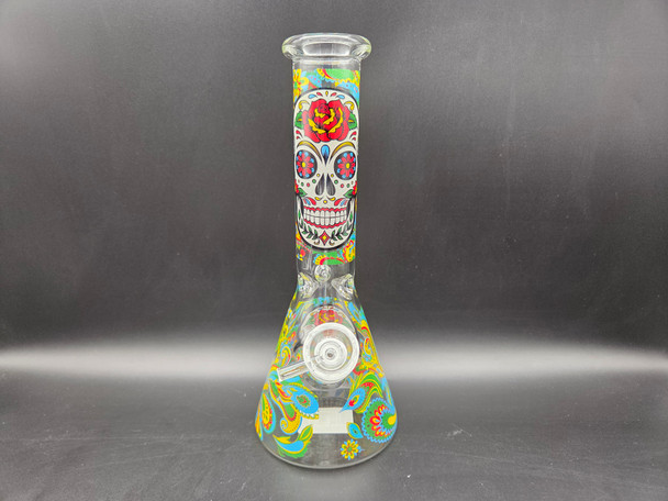 10" WATERPIPE SKULL DESIGN (35629) | ASSORTED COLORS (MSRP $38.00)