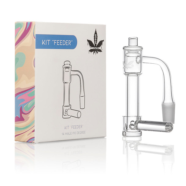 ALEAF KIT "FEEDER" QUARTZ SPINNER KIT 14 MALE / 90 DEGREES - ALD1055 (35569) | ASSORTED COLORS (MSRP $25.00)