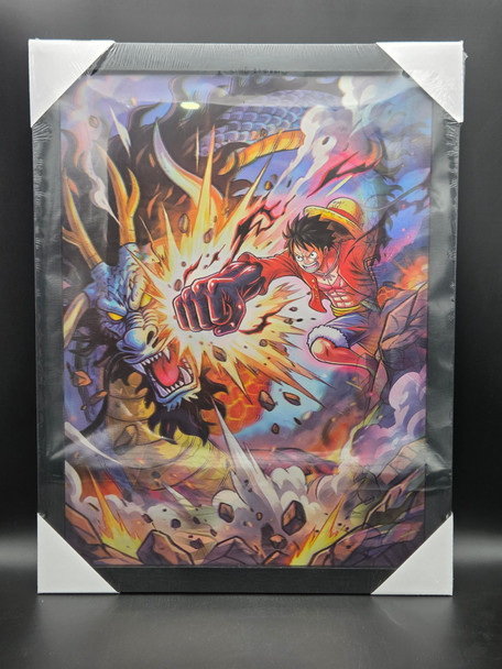 MONKEY D. LUFFY - 3D POSTER DESIGN with FRAME 12x6 (POSTER100-54) | SINGLE (MSRP $16.00)