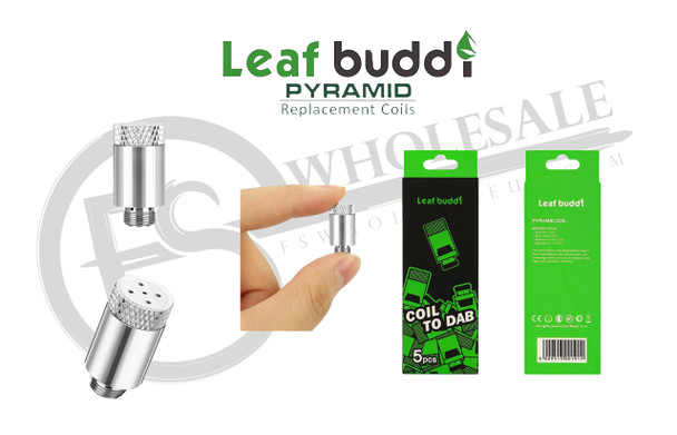 LEAF BUDDI - PYRAMID REPLACEMENT DAB COILS | DISPLAY OF 5 (MSRP $20.00 - $25.00)