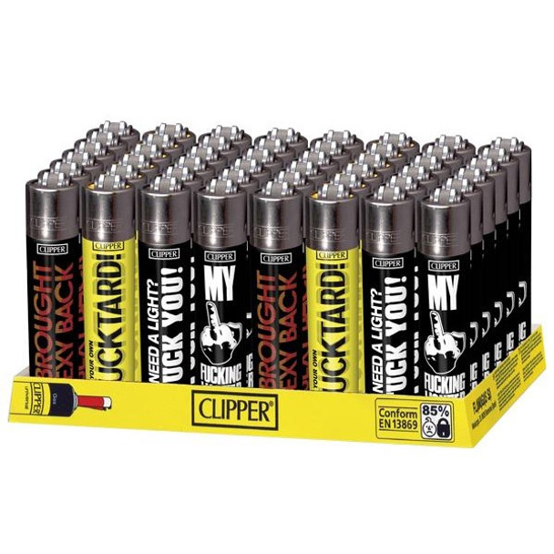 CLIPPER - ORIGINAL LIGHTER - NEW STYLES | DISPLAY OF 48 (MSRP $2.00each)