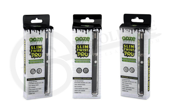 OOZE SLIM TWIST PRO 320mAh VAPORIZER PEN 3.7V - 4.8V STARTER KIT | SINGLE PACK (MSRP $39.99)