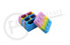 5-CHAMBERED BRICK SILICONE CONTAINERS 26ml 34ml - ASSORTED COLORS | SINGLE (MSRP $6.50)