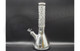 DIAMOND GLASS SILVER METALLIC 13" WATER PIPE (MSRP $70)