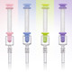 ALEAF - 6" SANDBLASTED PERC STRAW PURIFIER NECTOR COLLECTOR - ALNC5019 (16454) | ASSORTED COLORS (MSRP $)