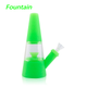 FOUNTAIN - SILICONE & GLASS HYBRID WATER PIPE | SINGLE ASSORTED