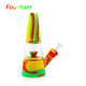 FOUNTAIN - SILICONE & GLASS HYBRID WATER PIPE | SINGLE ASSORTED