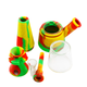 FOUNTAIN - SILICONE & GLASS HYBRID WATER PIPE | SINGLE ASSORTED