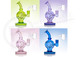 ALEAF - FAB SPHERE 7" WATERPIPE with 14mm THERMAL BANGER - 20787 | ASSORTED COLORS (MSRP $60.00)