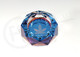 ALEAF GLASS ASHTRAY BLUE - 20775 (MSRP $25.00)