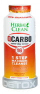 HERBAL CLEAN - QCARBO SAME DAY DETOX 1 STEP MAXIMUM CLEANSE 16oz | SINGLE BOTTLE (MSPR$)