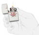 ZIPPO LIGHTER - FLORAL WEED DESIGN - 29730 (MSRP $29.95)