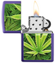 ZIPPO LIGHTER - CANNABIS DESIGN - 49790 (MSRP $36.95)