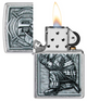 ZIPPO LIGHTER - FIREFIGHTER DESIGN - 49785 (MSRP $24.95)