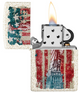 ZIPPO LIGHTER - STATUE OF LIBERTY DESIGN - 49782 (MSRP $29.95)