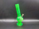 6" ACRYLIC WATERPIPE with LEAF DESING (24068) | ASSORTED COLORS (MSRP $18.00)