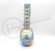 12" SOFT GLASS WATERPIPE - IRON MAN DESGIN (25891) | ASSCORTED COLORS (MSRP $90.00)