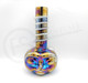 12" SOFT GLASS WATERPIPE - ET DESGIN (25894) | ASSCORTED COLORS (MSRP $90.00)