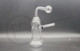 6" GLASS OIL BURNER 3pc WATERPIPE CLEAR (30109) | SINGLE (MSRP $10.00)