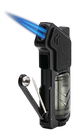 VECTOR - SHADOW TORCH LIGHTER with BUILT-IN POKER & CIGAR PUNCH | SINGLE (MSRP: $32.00)