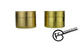 GOLD/ROSE GOLD-MAZE 52mm 4 PART GRINDER - GR150-52GD | DISPLAY OF SINGLE (MSRP $8.39)