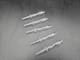 ALEAF 5" GLASS HONEY STRAW (DAB STRAW) - ALNC5055 (35636) | ASSORTED COLORS (MSRP $6.00)