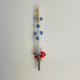 ALEAF - 5" GLASS STRAW with METAL TIP (DAB STRAW) - ALNC5056 (35638) | ASSORTED COLORS (MSRP $9.00)