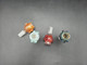 14mm MALE BOWL FLUORECENT - ALB1026 (35679) | ASSORTED COLORS (MSRP $9.00)