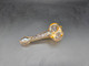 ALEAF - 4.5" ACCENTED GLASS HAND PIPE - ALHP6007 (35646) | ASSORTED COLORS (MSRP $25.00)