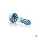 ALEAF - 4" COLORS SWIRL GLASS HAND PIPE - ALHP2054 (35644) | ASSORTED COLORS (MSRP $25.00)