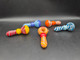 ALEAF - 4" COLORS SWIRL GLASS HAND PIPE - ALHP2054 (35644) | ASSORTED COLORS (MSRP $25.00)