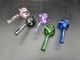 ALEAF - 4" GLASS HAND PIPE - ALHP6004 (35869) | ASSORTED COLORS (MSRP $25.00)