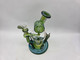 ALEAF GLASS - 8" CRYSTAL SUN RECYCLER WATERPIPE - AL6222 (35521) | ASSORTED COLORS (MSRP $90.00)