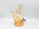 ALEAF GLASS - 8" CRYSTAL SUN RECYCLER WATERPIPE - AL6222 (35521) | ASSORTED COLORS (MSRP $90.00)