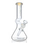 ALEAF GLASS - 10" CURVED NECT BEAKER WATERPIPE - AL7002 (35509) | ASSORTED COLORS (MSRP $40.00)