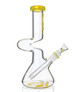 ALEAF GLASS - 10" CURVED NECT BEAKER WATERPIPE - AL7002 (35509) | ASSORTED COLORS (MSRP $40.00)