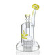 ALEAF GLASS - 8" COMPRESSED BEAKER TREE PERC WATERPIPE - AL6229 (35605) | ASSORTED COLORS (MSRP $120.00)
