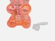 SILO GLASS 5" TEDDY BEAR WATERPIPE - SILO-131 (35498) | ASSORTED COLORS (MSRP $30.00)