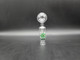 4.5" GLASS OIL BURNER TUBE with STICKERS CLEAR 25MM - OB6039 (35727) ASSORTED DESIGN | SINGLE (MSRP $10.00)