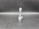 4.5" GLASS OIL BURNER TUBE with STICKERS CLEAR 25MM - OB6039 (35727) ASSORTED DESIGN | SINGLE (MSRP $10.00)