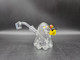 SILO GLASS 4" GHOST WATERPIPE - SILO-117 (35744) | ASSORTED COLORS (MSRP $29.00)